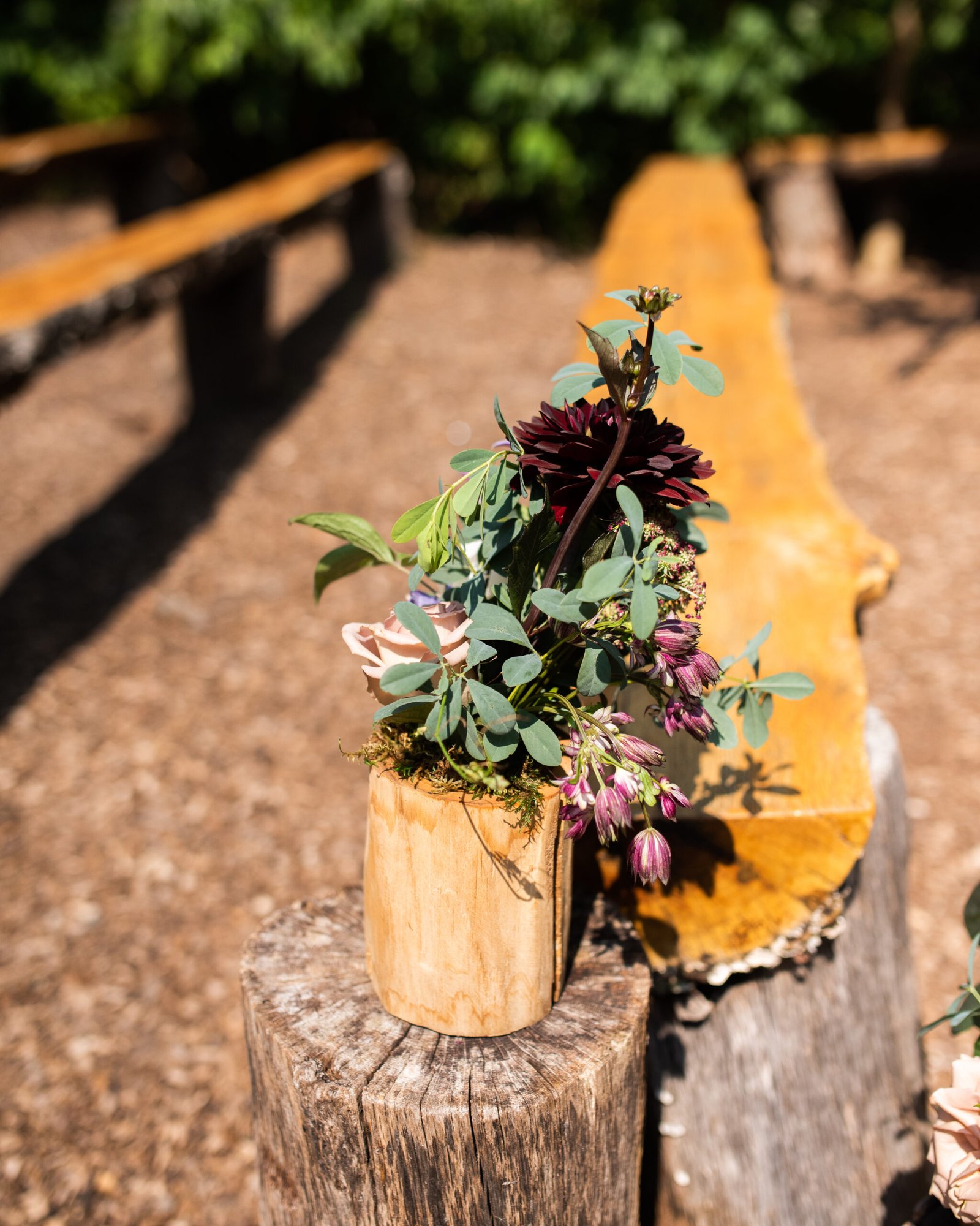 ceremony aisle flowers